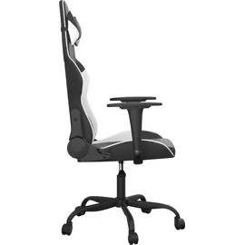 vidaXL Gaming-Stuhl Kunstleder Schwarz und Weiß