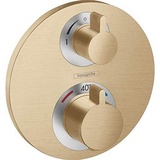 HANSGROHE Ecostat S Thermostat Unterputz für 2 Verbraucher brushed bronze