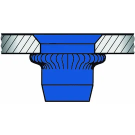 GESIPA Blindniettechnik GmbH Blindnietmuttern Stahl-gerändelt M 8 x 11 x 20,5