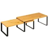 5five simply smart Küchenregal 2 ausziehbare Regale 5five Nera Bambus