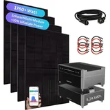myvoltaics Balkonkraftwerk 1760+ Watt bifazial 1200 W inkl. Marstek Venus A 4,24 kWh Speicher