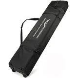 BlesMaller 170cm Snowboard Tasche mit Rollen Reise Snowboardtasche gepolster Länge verstellbare Skitasche für Skischuhe Stöcke Skiausrüstung