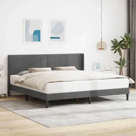 vidaXL Bettrahmen 180 x 200 cm Dunkelgrau