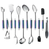 Küchenutensilien-Set, 12 - Kochutensilien, Kochgeschirr-Set Für Küchenhelfer, K