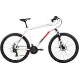 WYNN Mountainbike »HRT1.0«, 21 Gang, Shimano, SHIMANO Tourney RD-TY300 Schaltwerk, Kettenschaltung, 52481749-54 weiß-rot-grau + schwarz)