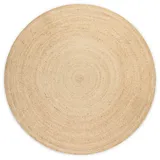 HANSE HOME Teppich »Rangpur Jute«, rund, 10 mm Höhe, Handgewebt, Jute, Natur, Wohnzimmer, Flur, Klassisch, Boho, Skandi