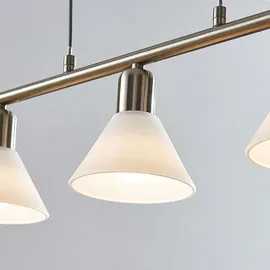 LINDBY Delira 3-flg., nickel, - Silber/Grau