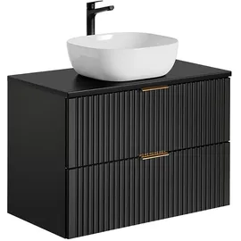petits-meubles Adriel 2-tlg. Schwarz