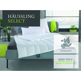 Haeussling Gänsedaunenbettdecke »Select - Made in Green«, normal, Füllung 100% Gänsedaunen, Bezug 100% Baumwolle, (1 St.), weiß