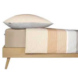 SCHIESSER Endy Stripes beige 135 x 200 cm + 80 x 80 cm