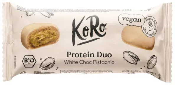 KoRo Protein Duo White Choc Pistachio bio (2x20g)
