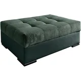 Collection AB Hocker Josy 100%polyester 98 x 41 x 68 cm Grün/Flaschengrün