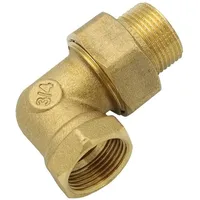 GENERAL FITTINGS - Messing Winkelverschraubung 3/4 Zoll IG/AG Rohrverschraubung