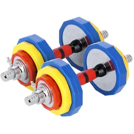 HMS Kurzhantel-Langhantelset Fitness SKC20 2x10kg