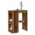 vidaXL Bartisch 90 x 47,5 x 103,5 cm Braun