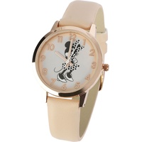 Mickey Mouse - Disney Armbanduhren - Minnie - für Damen - rosa  - Lizenzierter Fanartikel