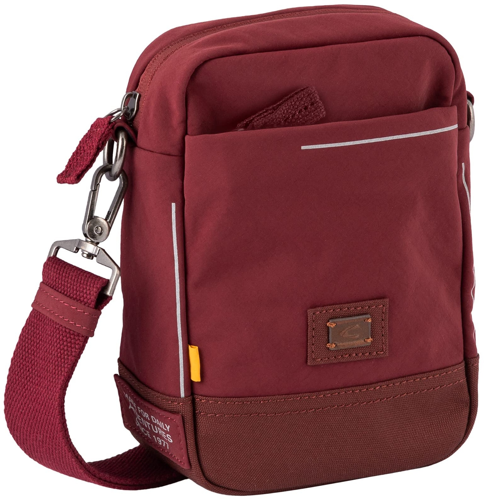 camel active City Herren Umhängetasche Crossbody Bag Mini Rot