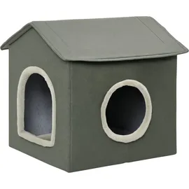 PawHut Tierbett Katzenhaus Polyester BxLxH: 43,5x39x40,5cm (D30-630V00GY)