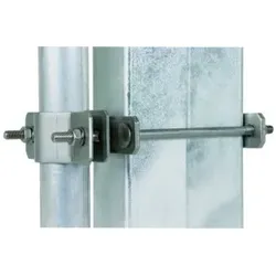 Dehn 105376 Befestigungsschelle f. DEHNiso-Combi 1 1/2-2 f. Konstruktionen -60x120mm BS D40.50 4K60.120 V2A BSD40504K60120V2A