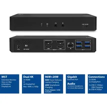 Act USB-C-Dockingstation Schwarz AC7160