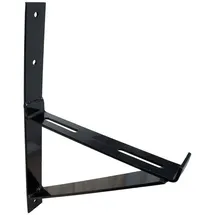 DAPRONA Laufrost Wandmontage 25cm, Stahl Verzinkt Schwarz