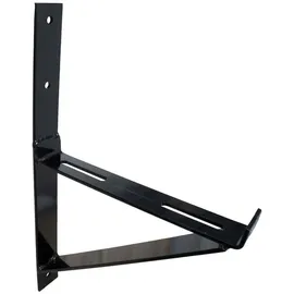 DAPRONA Laufrost Wandmontage 25cm, Stahl Verzinkt Schwarz