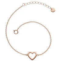 Glanzstücke München Armband Herz Sterling Silber in Silber Armbänder