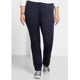 sheego Stretch-Hose Blau 28