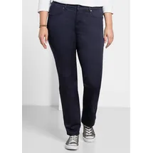 sheego Stretch-Hose Blau 28