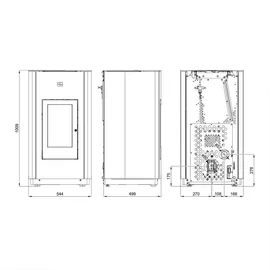 Haas + Sohn Pelletto IV 419.08 perl-anthrazit/weiß