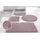 OTTO home Badematte Sanremo Rosa Ø 120 cm