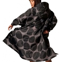 RAIN KISS BLACK POLKA Regenponcho