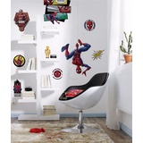 KOMAR Wandtattoo Spider-Man Web Head bunt