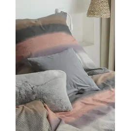 IRISETTE Koala 8617 Gestreift Grau 135 x 200 cm + 80 x 80 cm