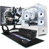 Vibox IV-711 Gaming PC Set Komplett • AMD Ryzen 7 9700X 8-Kern • Nvidia RTX 3050 6GB • 16GB RAM • 500GB SSD • Windows 11 • Monitor 23 Zoll • WLAN 6 + Bluetooth 5.4