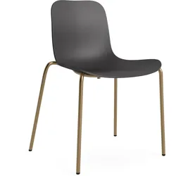 Norr11 Langue Stuhl, messing / anthrazit