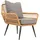 Mendler Poly-Rattan Garnitur 7-tlg. Dunkelgrau
