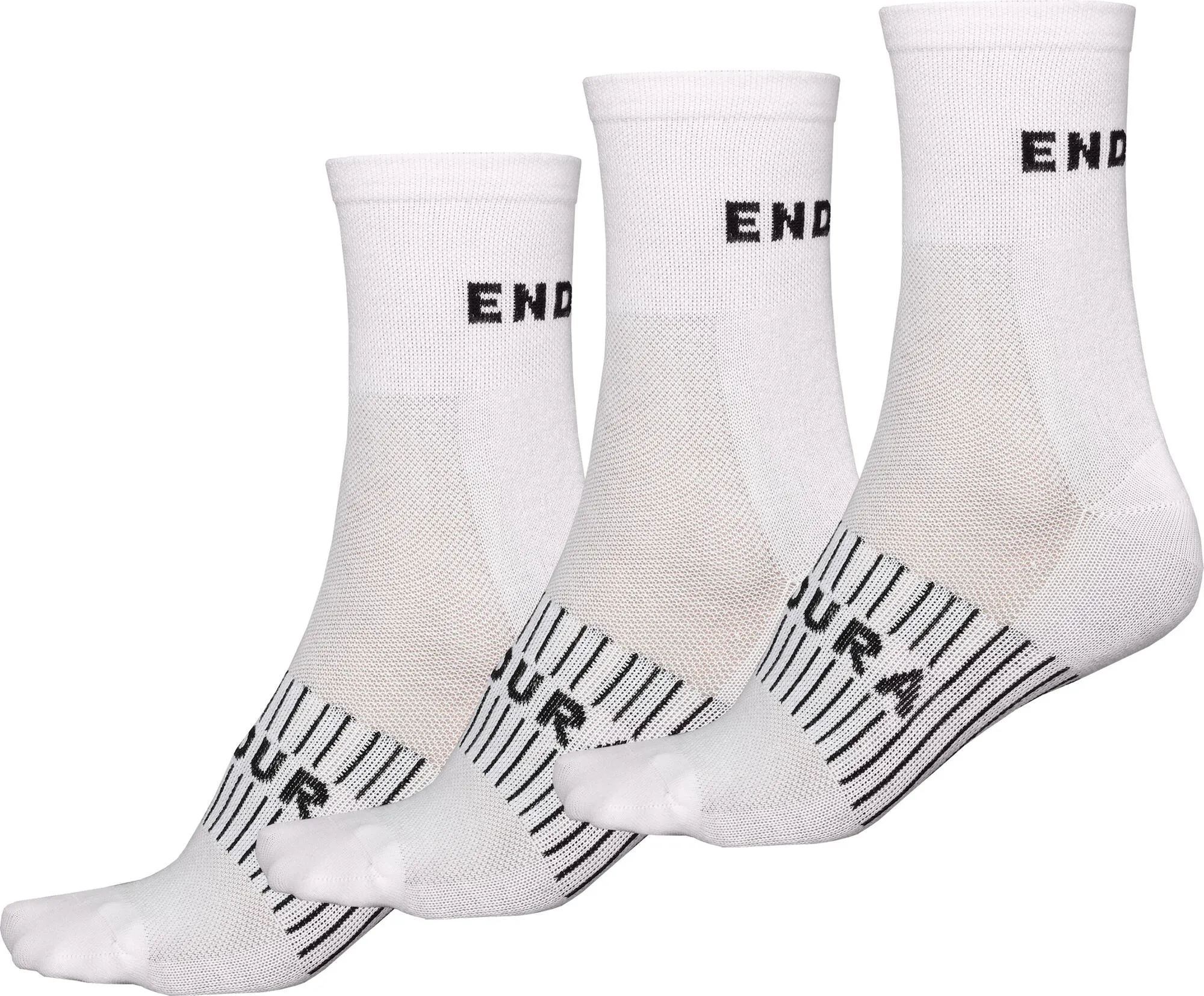 Endura Coolmax Race Socken (dreierpack) weiß L-XL