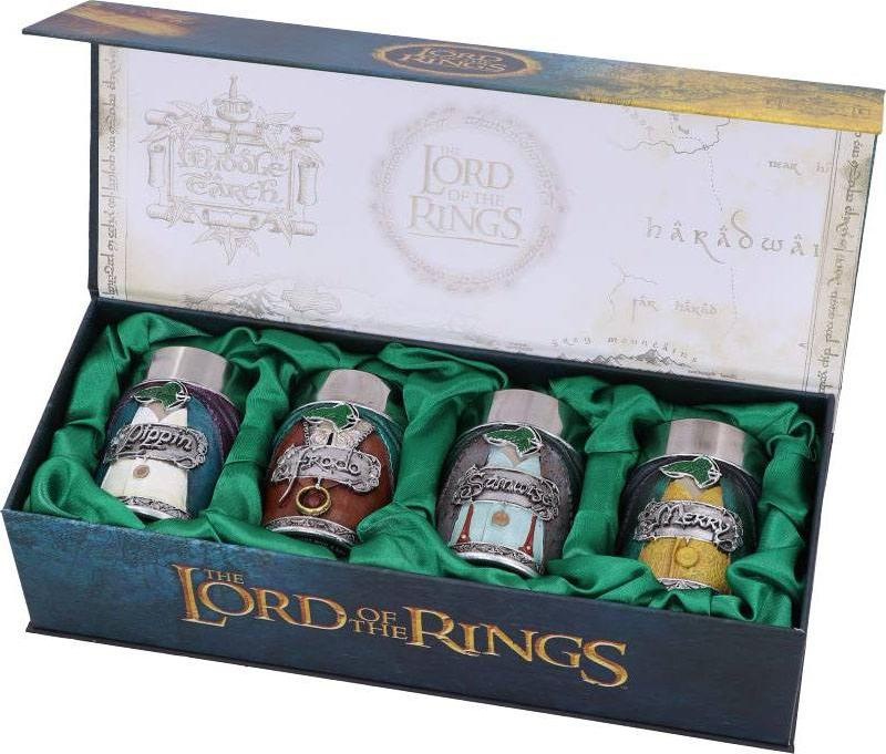 Nemesis Now Lord of the Rings Hobbit Shot Glass Set