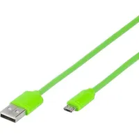 Vivanco Micro-USB Daten- und Ladekabel 1.0m Grün (35818)