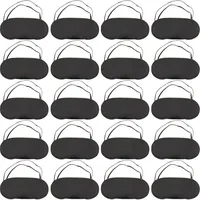 20 Packung Augenbinde Augenmaske für den Schlaf Spiel Reise mit Nasenpolster