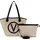Valentino Covent Shopper Baumwolle Naturale/Nero