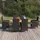 vidaXL Polyrattan Garten-Essgruppe 7-tlg. 3070766