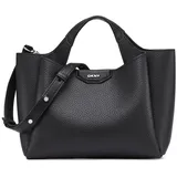 DKNY Willa Mini Umhängetasche Kunstleder Black/Silver