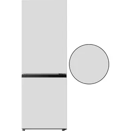 Hanseatic HKGK14349B Kühl-Gefrierkombination (175 l, 1430 mm hoch, Silber)