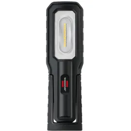 Brennenstuhl LED Akku Handleuchte HL 701 A / LED Arbeitsleuchte für außen IP54 (700+100lm, inklusive USB C Ladekabel, bis zu 10h Leuchtdauer, LED Taschenlampe mit Magneten und Haken)