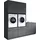 laundreezy Mehrzweckschrank-Set 238 x 68 x 238 cm Grau