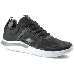 Graue Sneakers Kangaroos Sportliche Damenschuhe, 38
