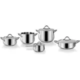 Barazzoni Sapore Italiano 9-teiliges Set - Silber