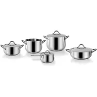 Barazzoni Sapore Italiano 9-teiliges Set - Silber